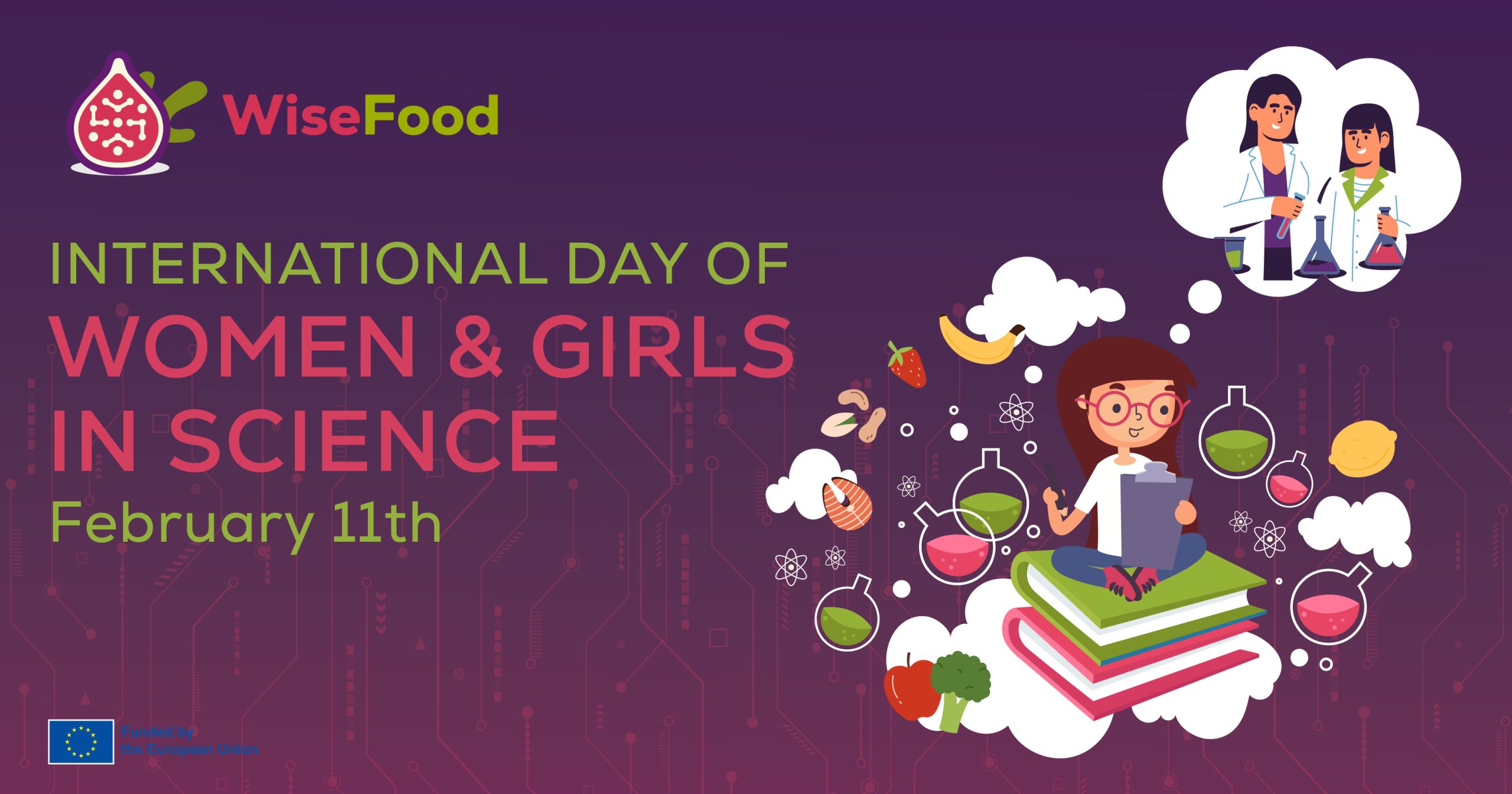 main blog visual representing the International Day of Women and Girls in Science