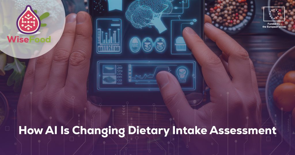 Main visual for a blog about AI in dietary intake assessment.