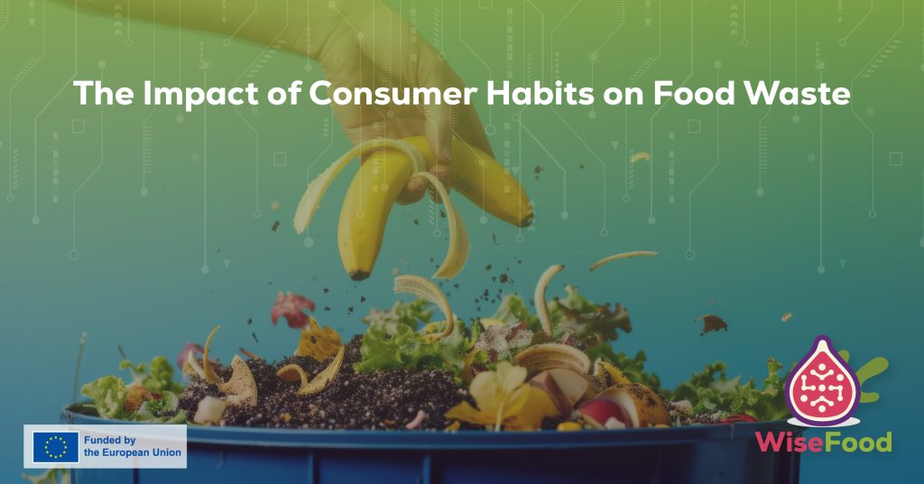Main visual for a blog about the impact of consumer habits on food waste.