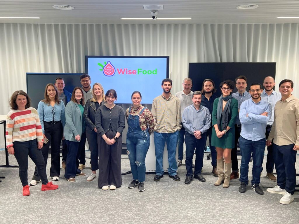In-text visual for WiseFood consortium meeting in Brussels on 15 and 16 October 2025.